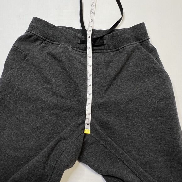 Lululemon City Sweat Short Mens Small 9.5 Inseam Heathered Black Athletic - Picture 8 of 13